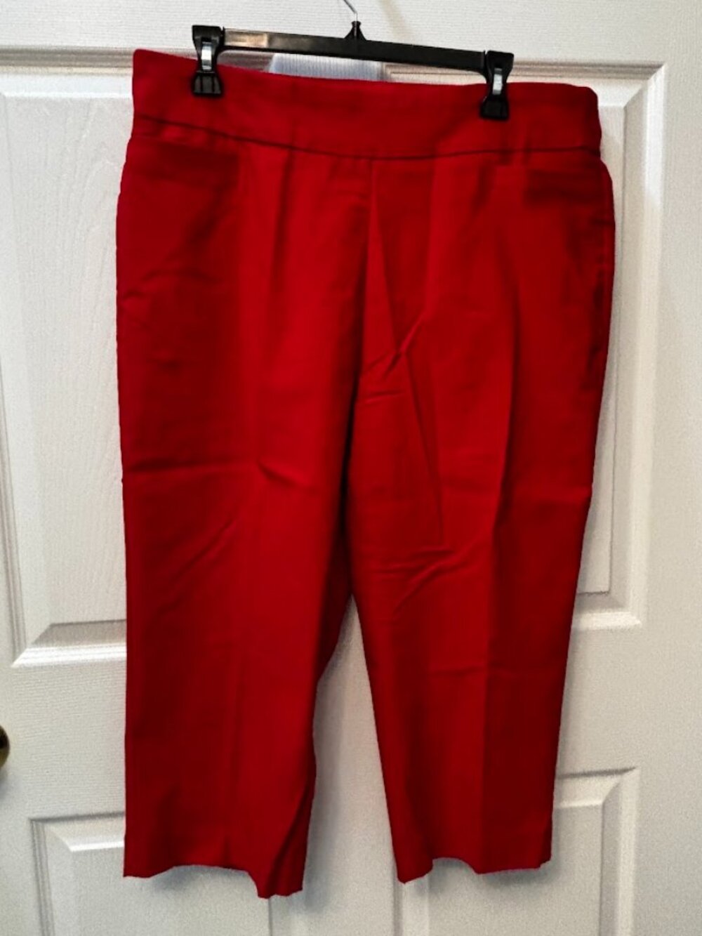 Kim Rogers Red Crop Pants - Size 16 Average